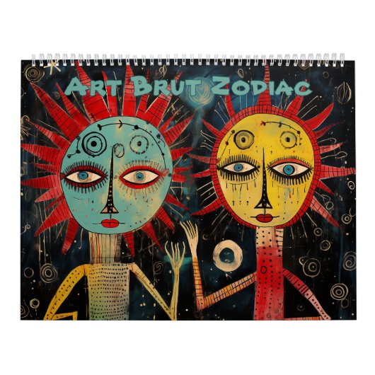 Art Brut Tierkreis-Kalender Kalender (Titelbild)