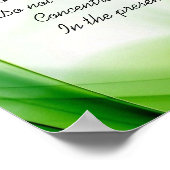 Art Buddha Zitat Abstrakt Poster (Ecke)