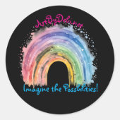 Art by Debi, Aufkleber (Vorderseite)