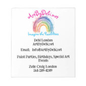 Art by Debi, Paper Notizblock (Vorderseite)