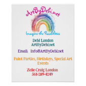 Art by Debi, Paper Poster (Vorderseite)