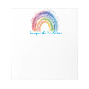 Art by Debi, Regenbogen Notizblock