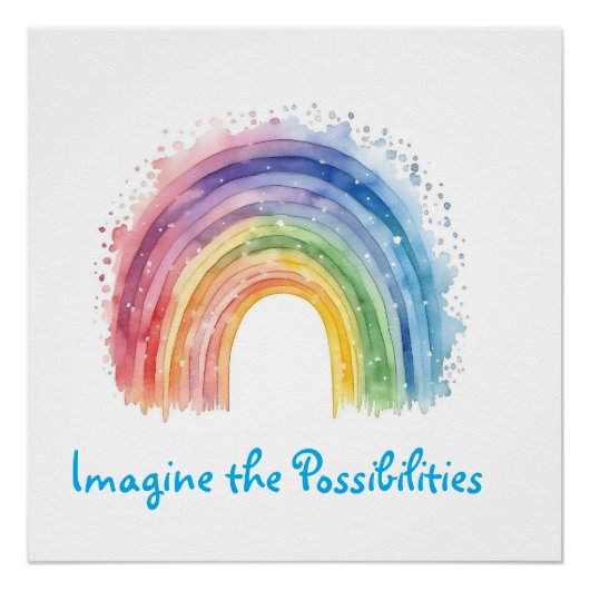 Art by Debi, Regenbogen Poster (Vorderseite)