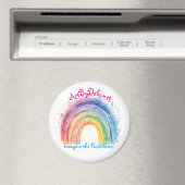 Art by Debi, Regenbogenschrift Magnet (In Situ (Geschirrspüler))