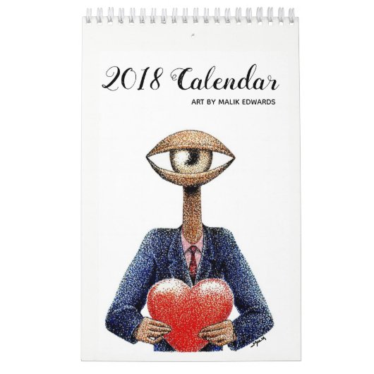 Art by Malik - Kalender 2018 (Version 2) (Titelbild)