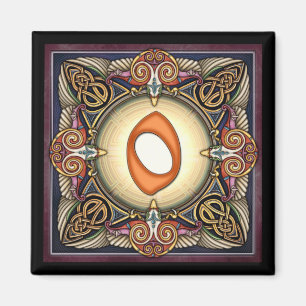 Art C, "0" - keltische Zahl-Magneten Magnet