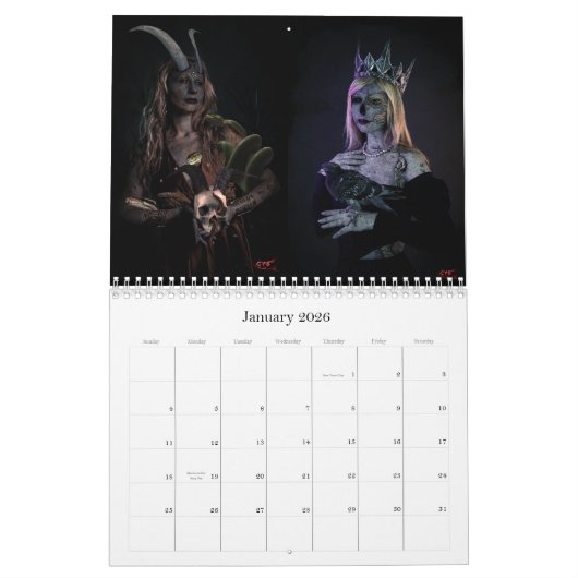 Art Calendar 2026 - CYB-Zugang Kalender (Jan 2026)