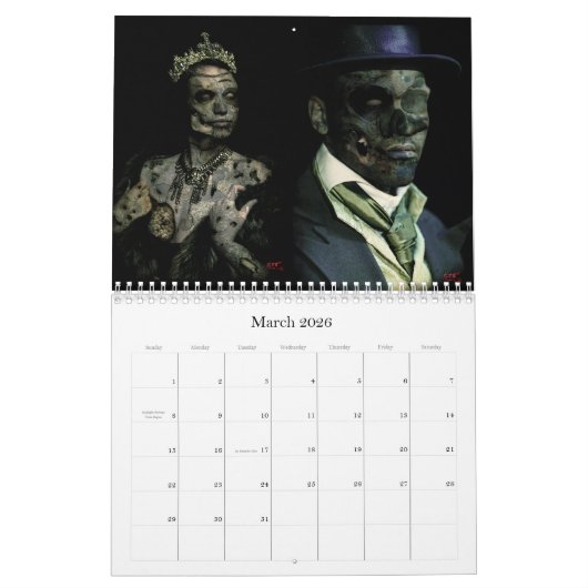 Art Calendar 2026 - CYB-Zugang Kalender (Mär 2026)