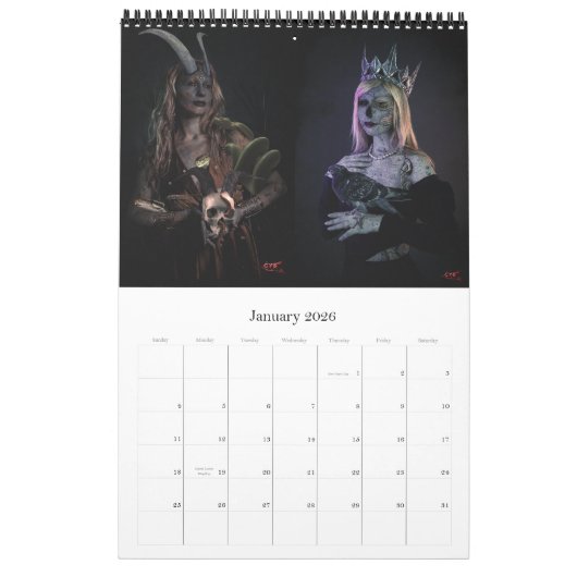 Art Calendar 2026 - CYB-Zugang Kalender (Jan 2026)