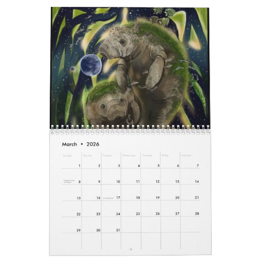 Art-Calendar Kalender (Mär 2026)