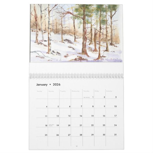 Art calendars kalender (Jan 2026)