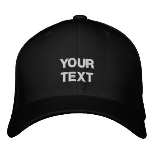 Art Cap: Künstlerisches Kleidungsstück Abzeichen. Bestickte Baseballkappe