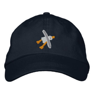 Art Cap: Smart Seagull Design Bestickte Baseballkappe