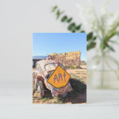 Art Car, Silverton NSW Postkarte (Stehend Vorderseite)