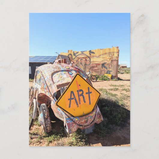 Art Car, Silverton NSW Postkarte (Vorderseite)