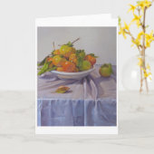 Art Card Blank Greeting Card "Persimmon Plenty" Karte (Gelbe Blume)
