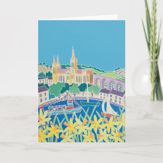 Art Card: Blue Sky Truro von Joanne Kurz Karte