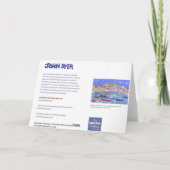 Art Card: Boote im Hafen, St Ives Cornwall Karte (Rückseite)