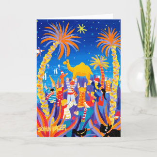 Art Card: Camel Trophy Weihnachtskarte Feiertagskarte