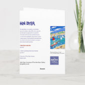 Art Card: Falmouth River, Cornwall Karte (Rückseite)