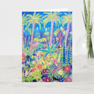 Art Card: Gartenmalerei, Abtei-Garten von Tresco Karte