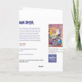 Art Card: Peruanische Kartoffelessen, Peru. Karte (Rückseite)