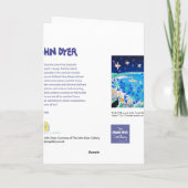 Art Card: Schlümmer Puffins und Gulls, Pentle Bay Karte (Rückseite)