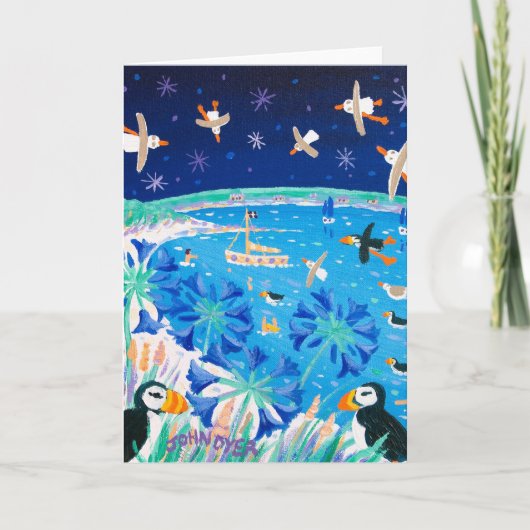 Art Card: Scilly Puffins Karte (Vorderseite)