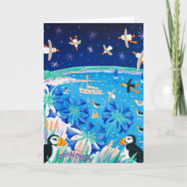 Art Card: Scilly Puffins Karte
