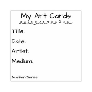 Art Card Stamp Gummistempel