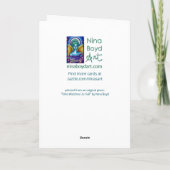 Art Card: "Time Watches Us: Fall" Karte (Rückseite)