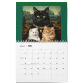 Art Cats Calendar Kalender (Mär 2026)