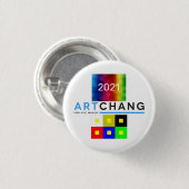 Art Chang NYC Mayor 2021 Button (Vorne & Hinten)