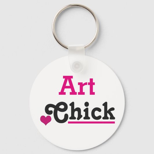 Art Chick Schlüsselanhänger (Vorderseite)