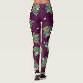 Art Christmas Cards Leggings (Rückseite)