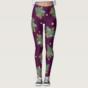 Art Christmas Cards Leggings