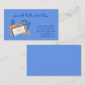 Art Class Artist Teacher Visitenkarte (Vorne/Hinten)