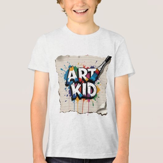 Art Class  for Sketchbook Rebels & Art Teachers Tri-Blend Shirt (Vorderseite)