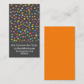 Art Classes for Kids business Visitenkarte (Vorne/Hinten)