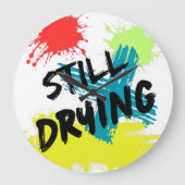 Art Clock Große Wanduhr (Vorderseite)