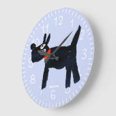 Art Clock: John Dyer Scotty Große Wanduhr (Winkel)