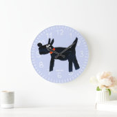Art Clock: John Dyer Scotty Große Wanduhr (Zuhause)