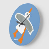 Art Clock: John Dyer Seagull Große Wanduhr (Winkel)