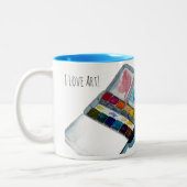 Art Coffee Mug Zweifarbige Tasse (Links)