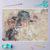 Art Collage 11 Girl 20x30 Dekoupage Tissue Seidenpapier (Basteln)