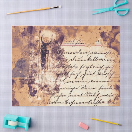 Art Collage 13 Hintergrund 17x23 Decoupage Seidenpapier (Basteln)