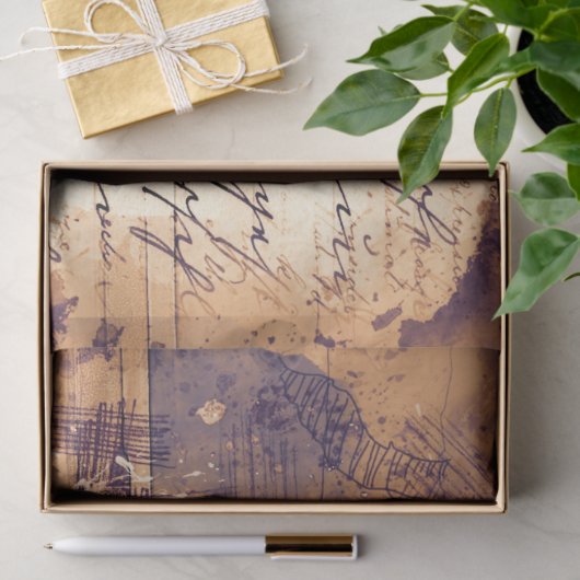 Art Collage 13 Hintergrund 17x23 Decoupage Seidenpapier (Geschenk)