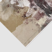 Art Collage Frau 36 Decoupage Seidenpapier (Detail)