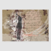 Art Collage Frau 36 Decoupage Seidenpapier (Vorderseite)