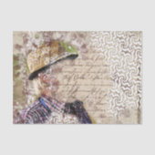 Art Collage Man 27 Decoupage Seidenpapier (Vorderseite)